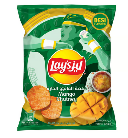 Lay's Mango Chutney Crisps (40g) - [DUBAI EDITION]