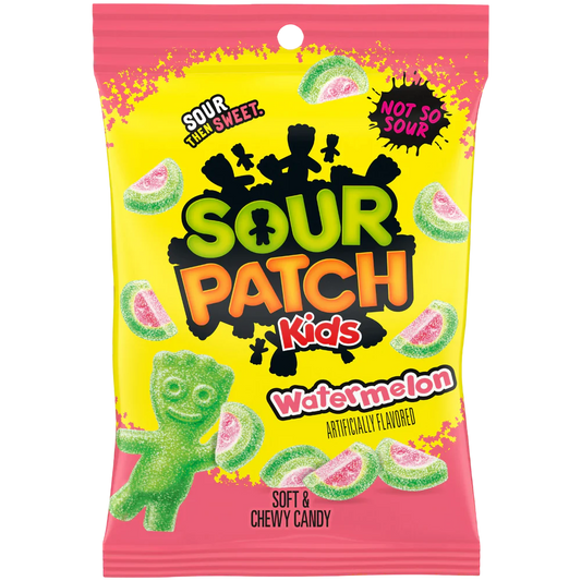 Sour Patch Kids Watermelon Peg Bag (141g)